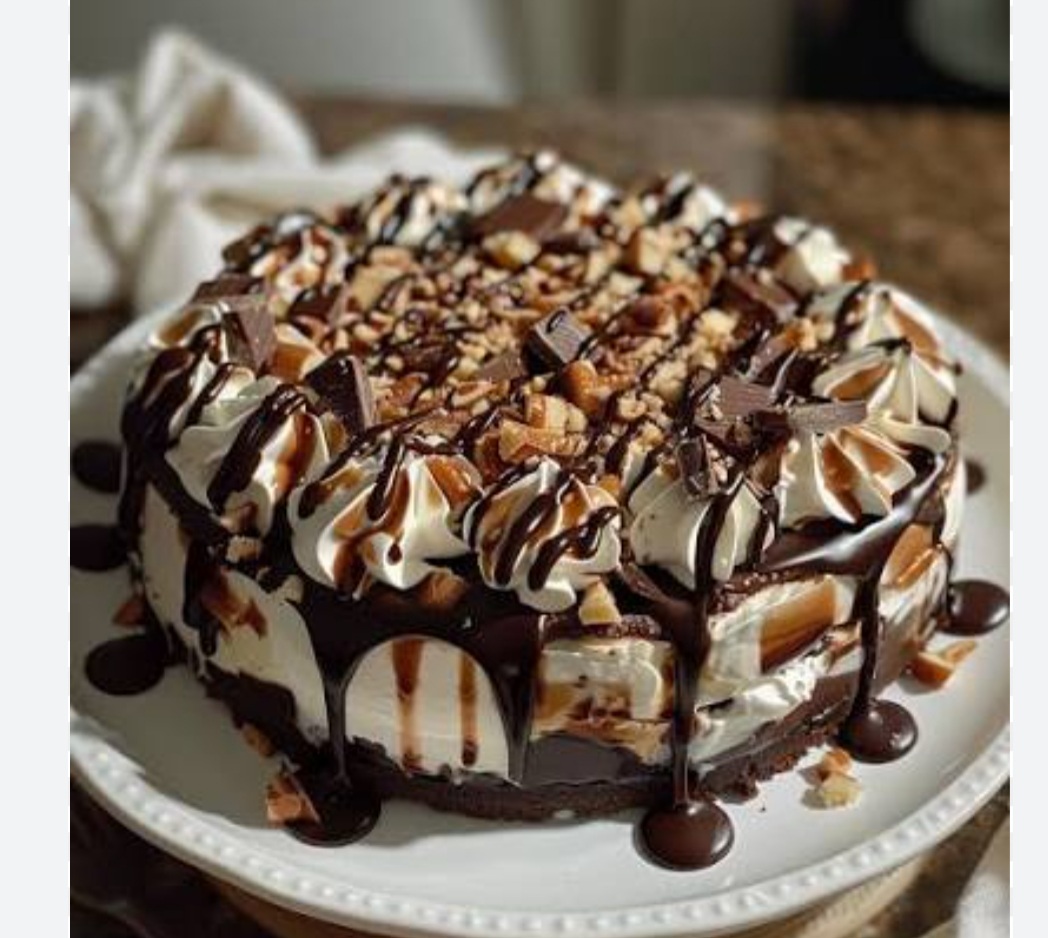 Hot fudge sundae brownie cheesecake 6' inch