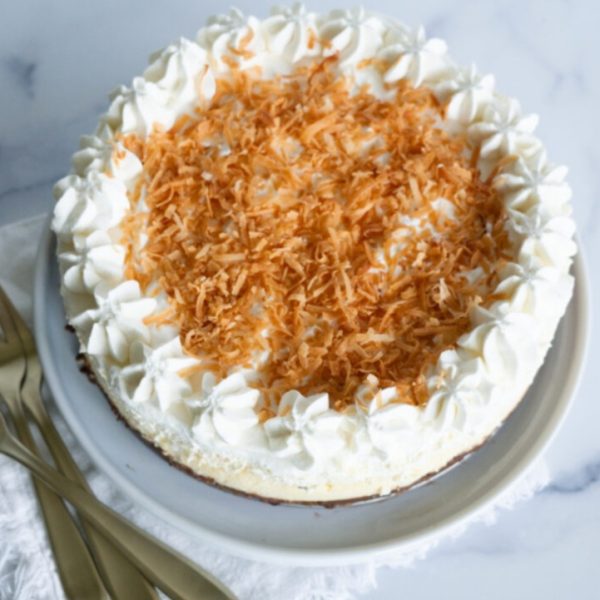 Coconut cheesecake 9' inch