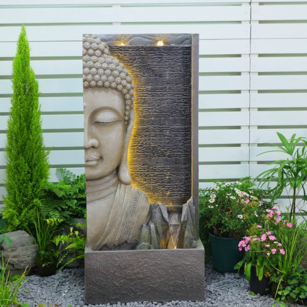 Alternative view of The Enlightened Waters Fountain (47"H x 21"W)