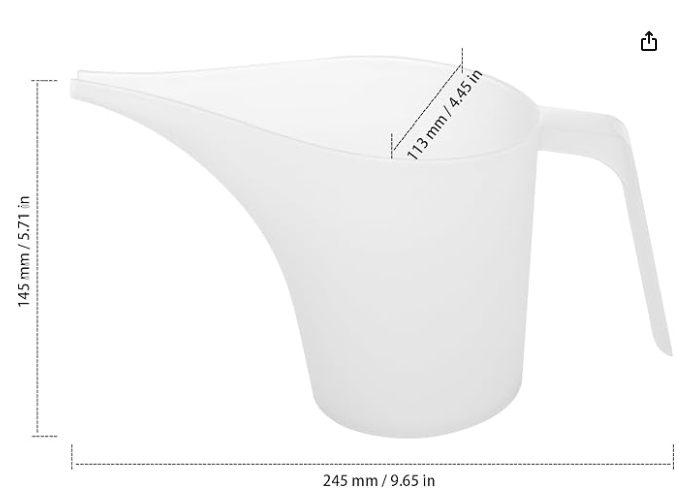 1L Funnel Pouring Pitcher (1000ml) - Image 2