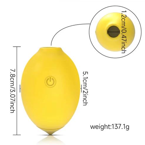 Lemon Premium Portable Clitoral Suction & Air-Pulse Vibrator - Image 3