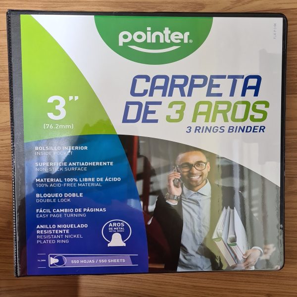 Pointer 3 Ring Binder 3in
