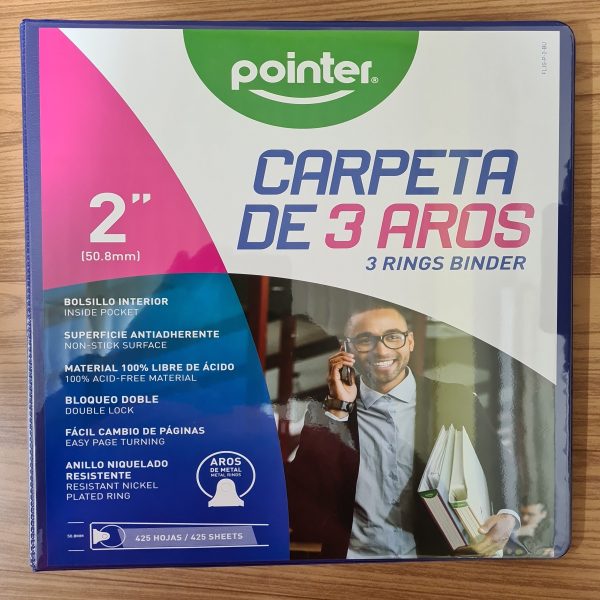 Pointer 3 Ring Binder 2in