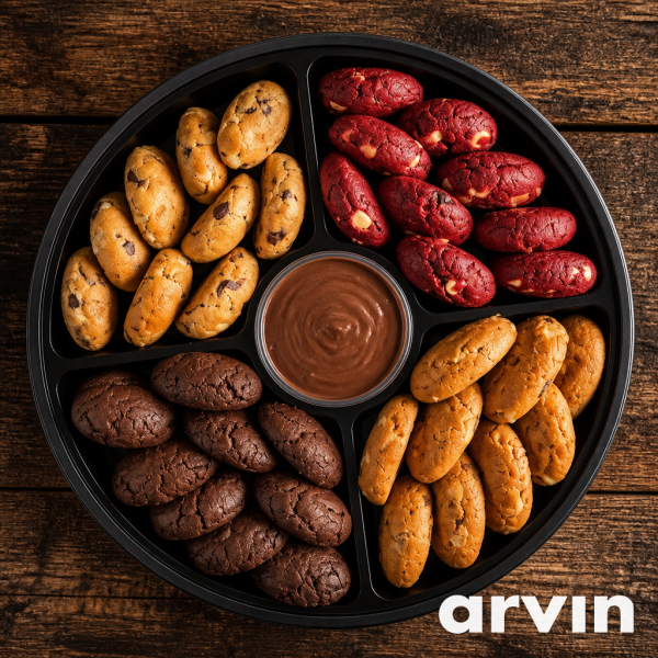 Assorted cookie platter
