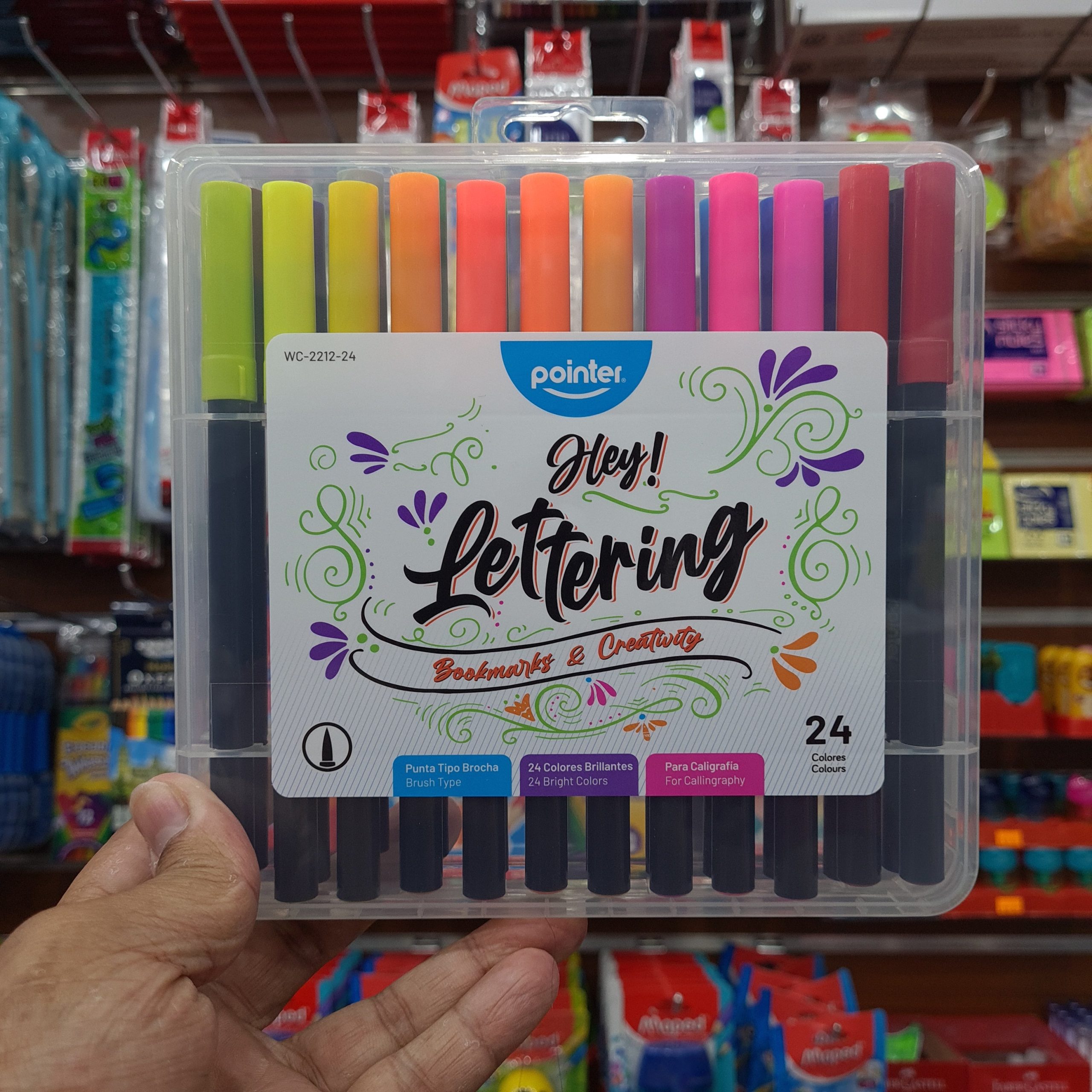 Pointer Hey Lettering Brush Marker - Bookmarks and Creativity