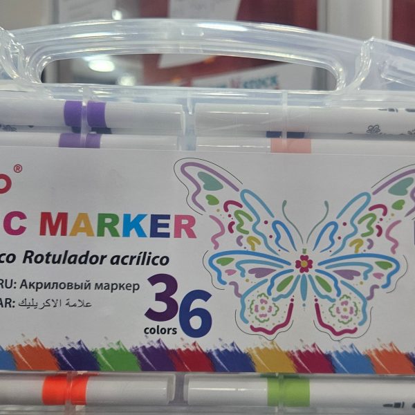 Motarro Acrylic Paint Markers 36 Pack