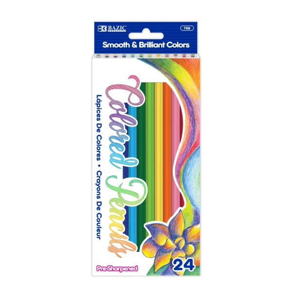 Bazic Coloured Pencils 24's