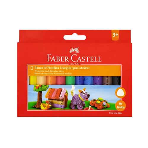 Faber-Castell Jumbo XL Triangular Modelling Clay Sticks