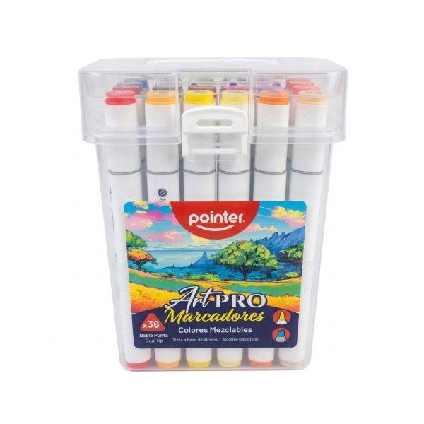 Pointer Art Pro Alcohol Markers 36 pk