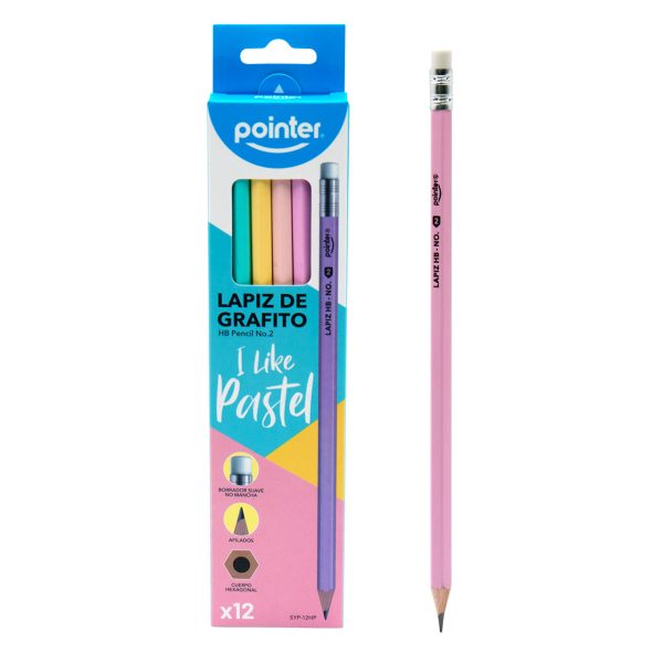 Pointer Pastel Lead Pencils 2HB