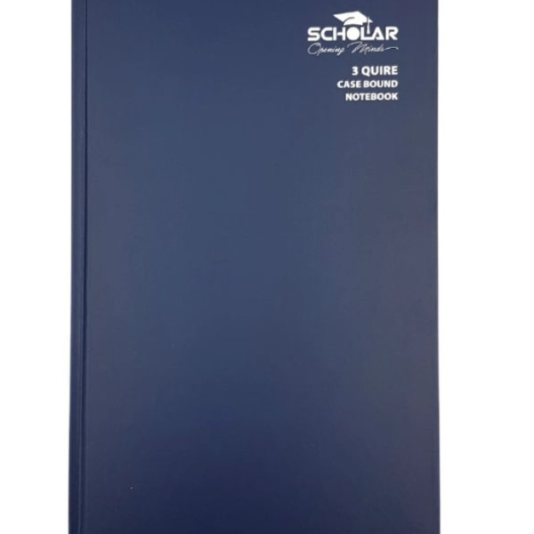 Scholar 3 Quire Case Bound Notebook 8in x 10in
