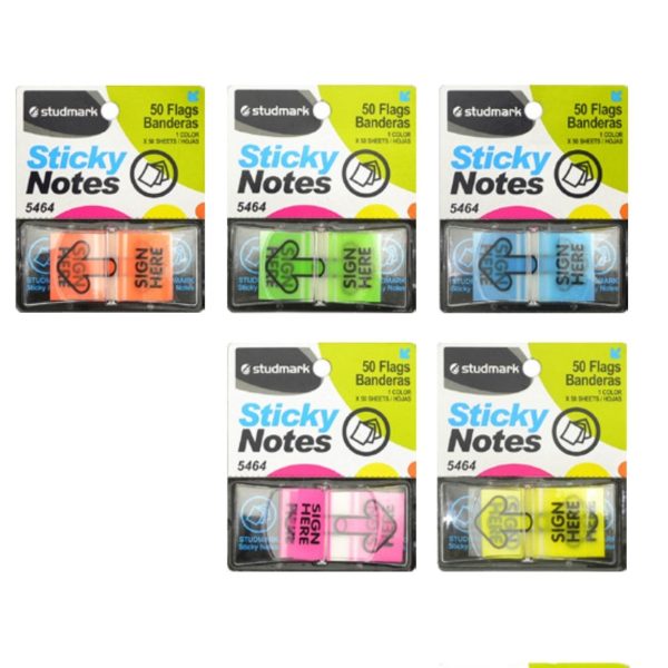 Studmark Sticky Notes 50 Sheets - Sign Here