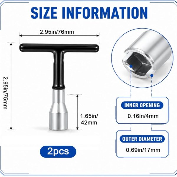 T-Handle Wing Nut Socket