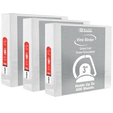 Bazic 3in View Binder