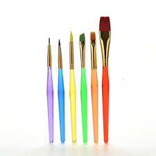 Pointer Art Pro Gold Taklon Paint Brushes 8pcs