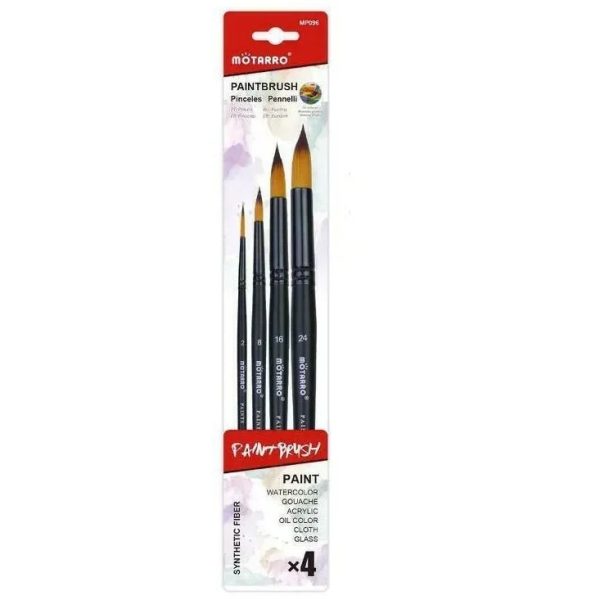 Motarro PaintBrush Set x4