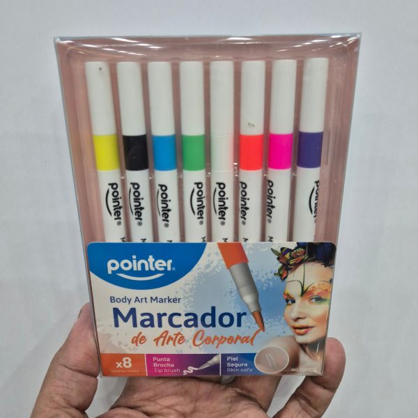 Pointer Body Art Marker 8 pk