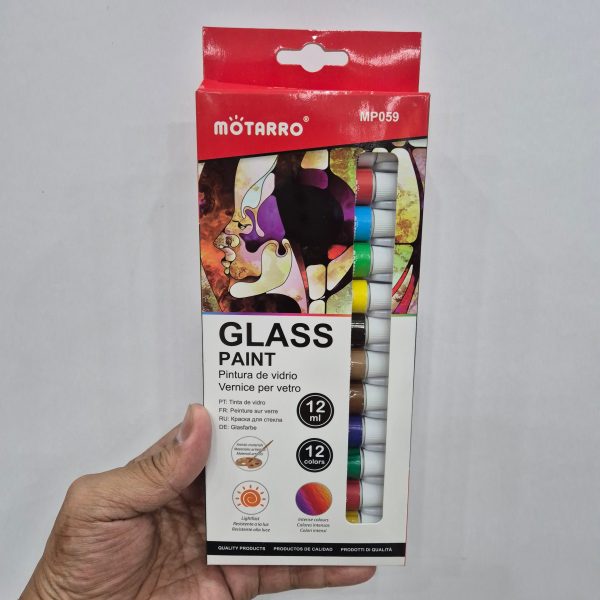 Motarro Glass Paint 12pcs