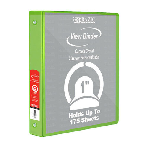 Bazic View Binder - 1in