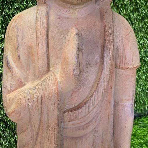 Antique Standing Buddha - 24"H x 9"W