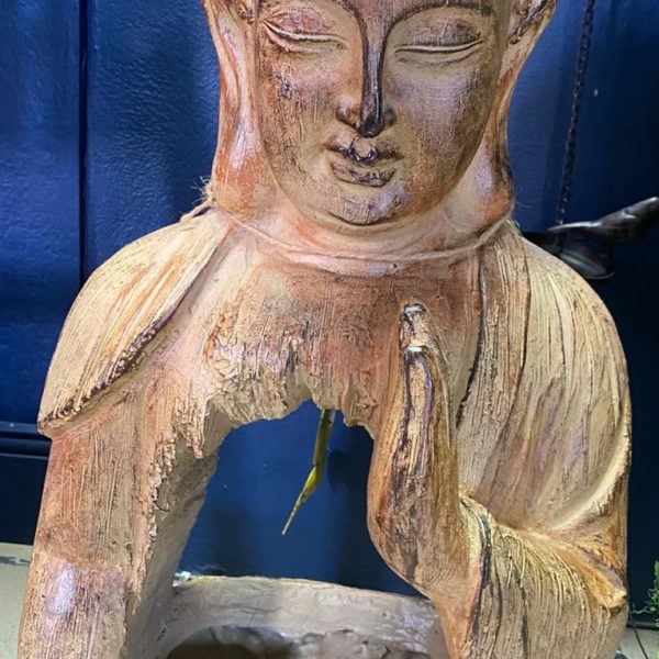 Antique Buddha Planter 21"H x 11"W