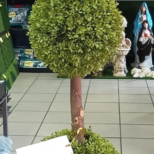 Realistic Faux Topiary Plant - 3 Globe Straight (5ft)