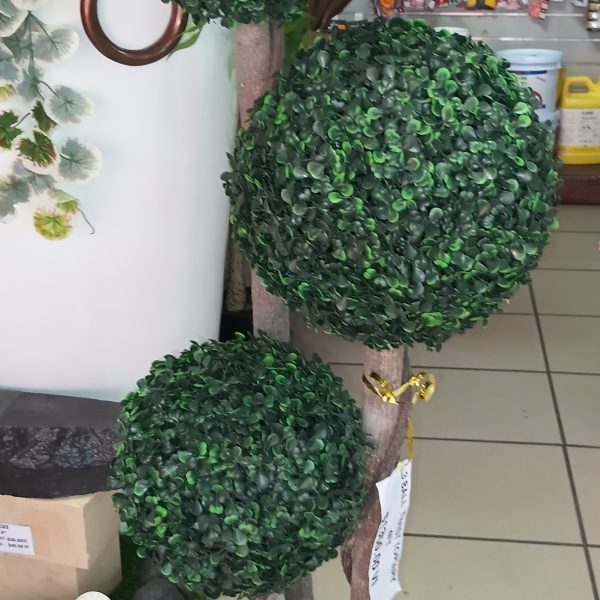 Faux Topiary Plant - 3 Ball Twist - (4ft)