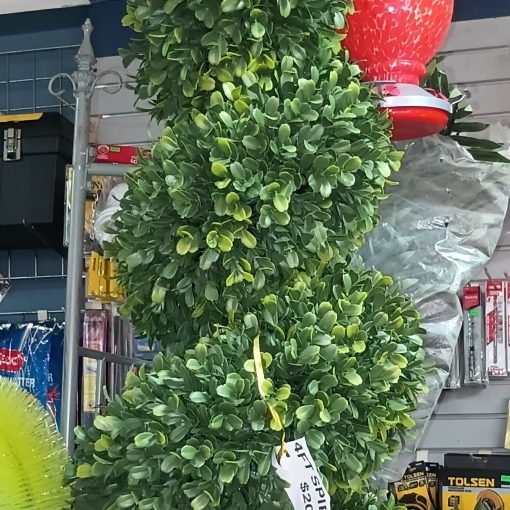 Faux Topiary Plant- Spiral (4ft)
