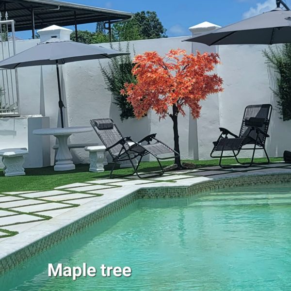 Alternative view of Artificial Maple Leaf Tree (3ft)