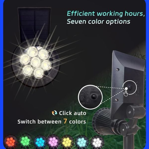 Alternative view of Solar Changing Light (Spotlight) - RGB