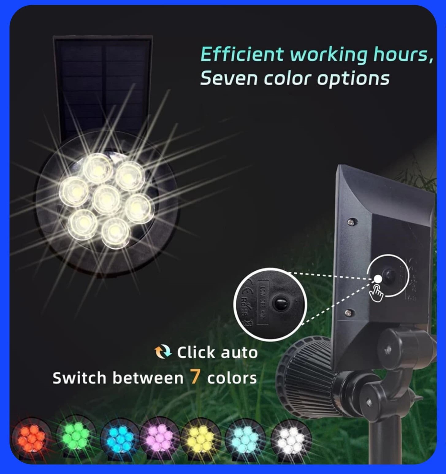 Solar Changing Light (Spotlight) - RGB - Image 2