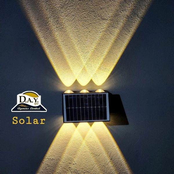 Solar Up and Down Lights - (warm white)