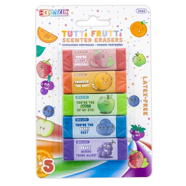 Bazic Tutti Frutti Scented Erasers