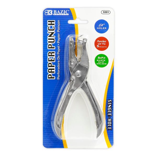 Bazic Single Hole Paper Punch