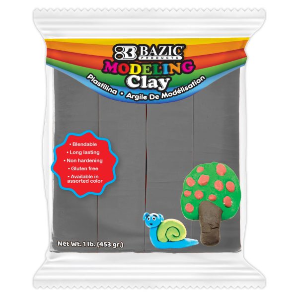 Bazic 1 lb Gray Modeling Clay