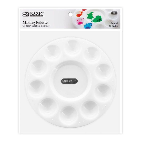 Bazic Round 10-Mixing Palette