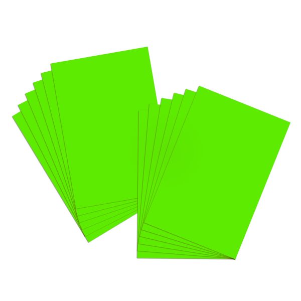 Bazic 22" x 28" Fluorescent Green Poster Board