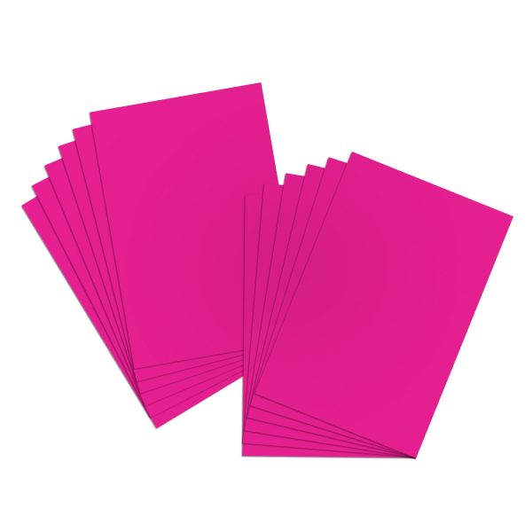 Bazic 22" x 28" Fluorescent Pink Poster Board