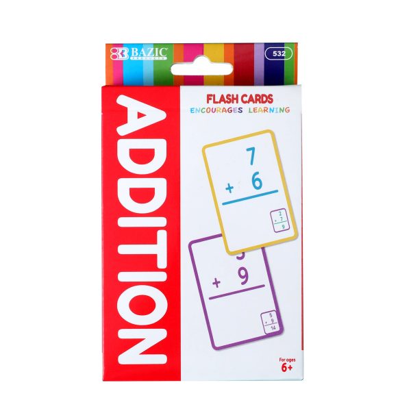 Bazic Addition Flash Cards