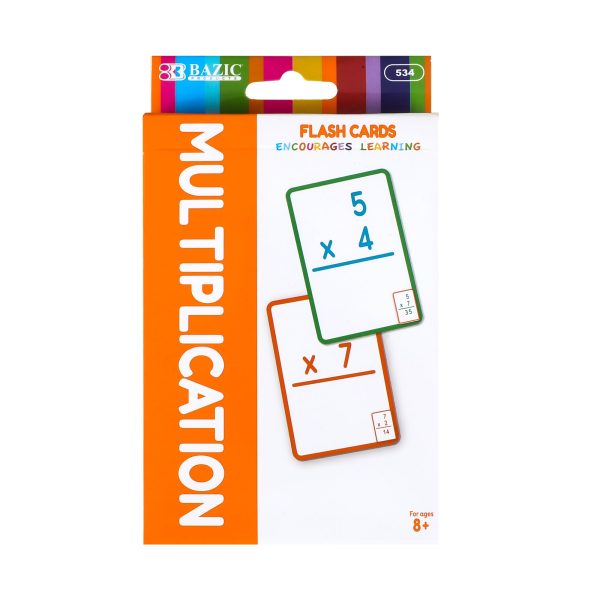 Bazic Multiplication Flash Cards