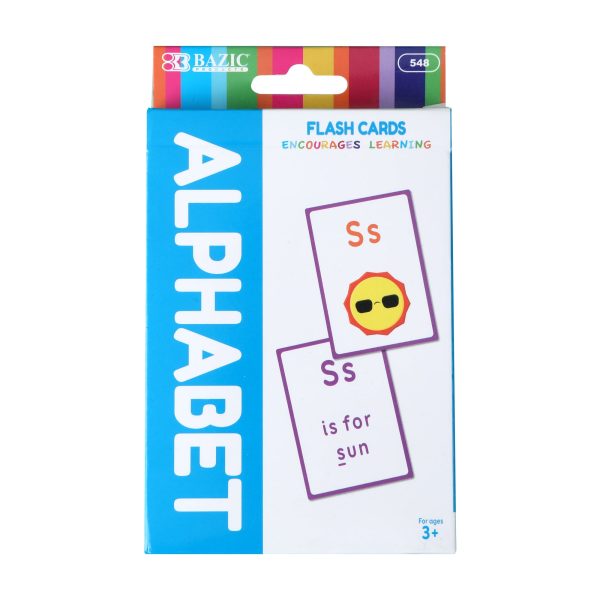 Bazic Alphabet Preschool Flash Cards