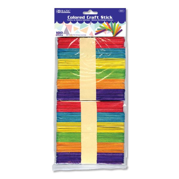 Bazic Coloured Craft Stick