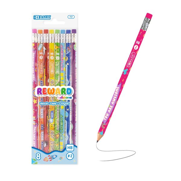 Bazic Reward Pencil with Eraser