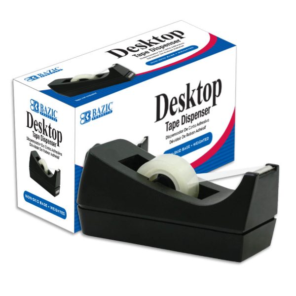 Bazic 1 Core Desktop Tape Dispenser