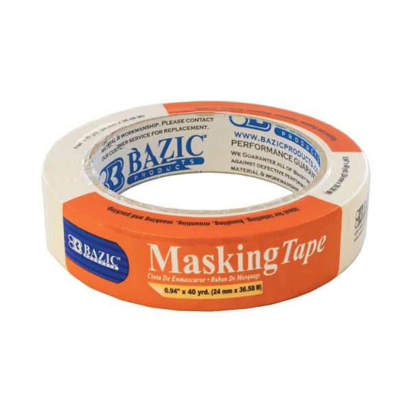Bazic 0.94" x 1440" (40 Yards) General Purpose Masking Tape
