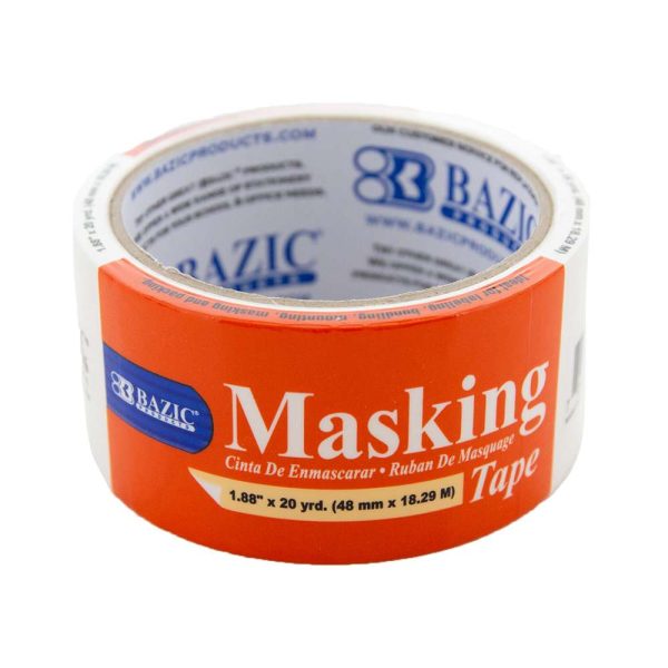 Bazic 1.88" x 720" (20 Yards) General Purpose Masking Tape