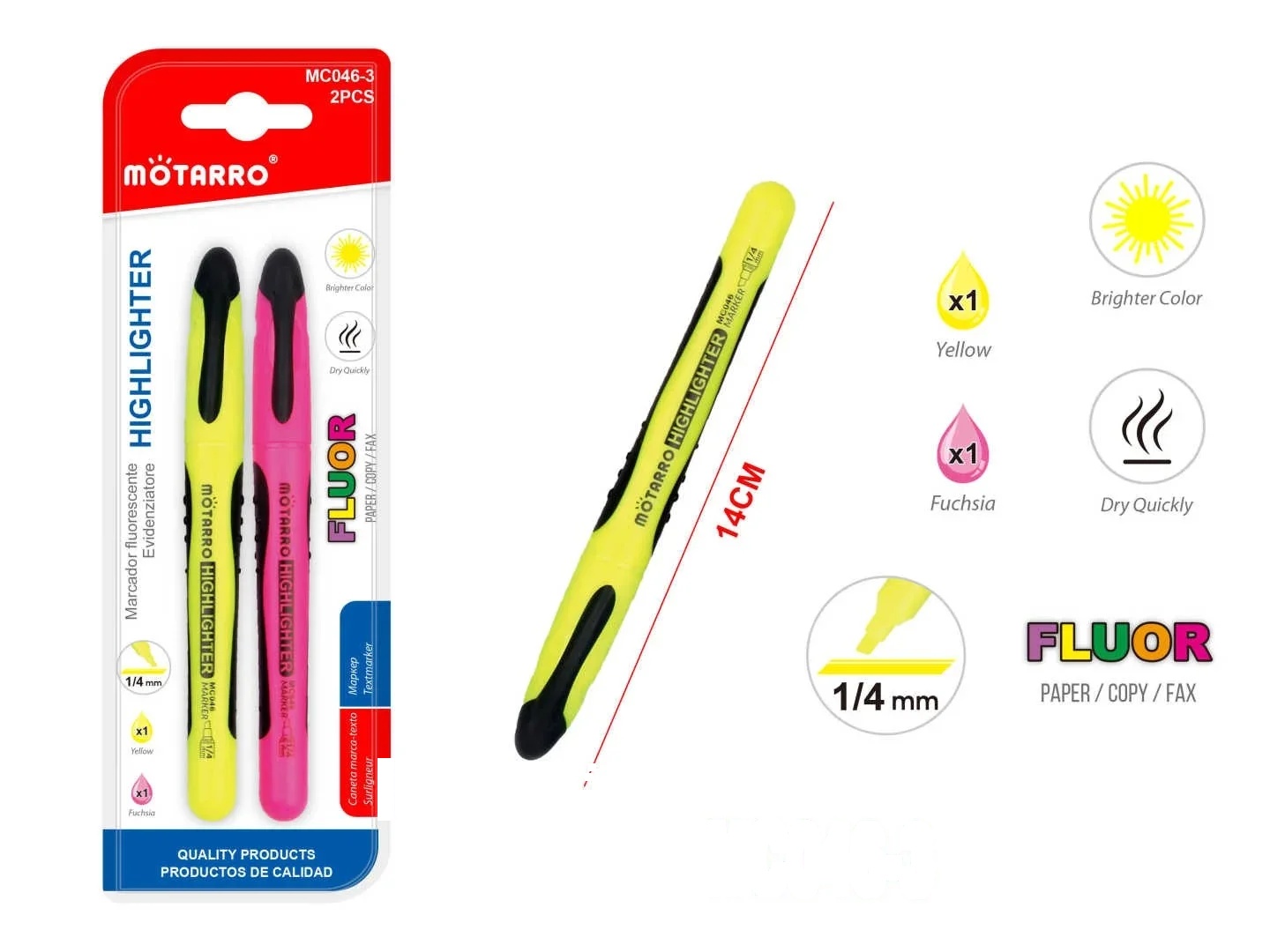 Motarro Highlighter - 2 pcs