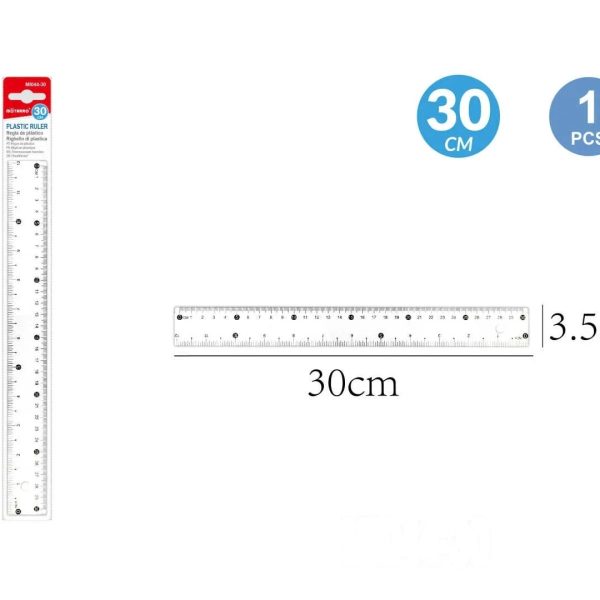 Motarro 30CM Plastic Ruler